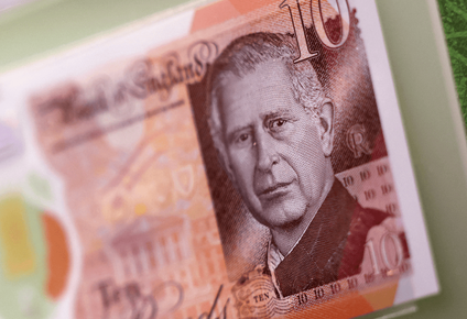 Nuevos billetes con el rostro de Carlos III de Inglaterra