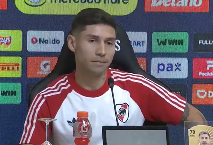 river plate vs boca juniors: gonzalo montiel le marco la cancha a miguel merentiel tras sus criticas al arbitraje en la previa del superclasico