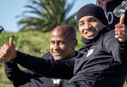 La foto y de Mathías Acuña y Juan Izquierdo que compartió Diego Hernández