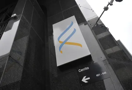 Fachada del edificio sede de la fiscalía, en Ciudad Vieja (Montevideo)