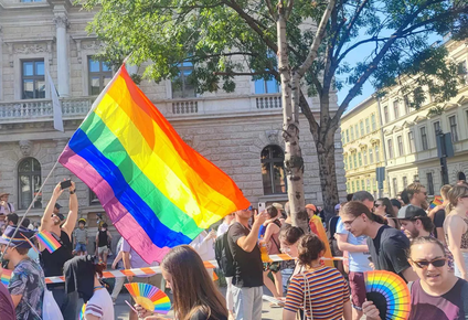 Una marcha del Orgullo en Budapest