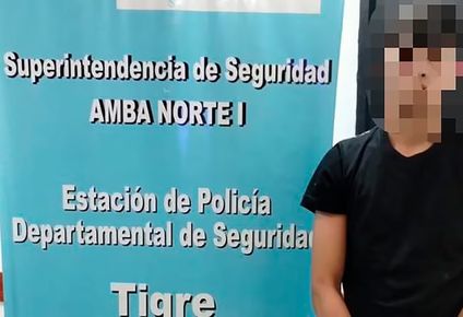 Castillito, el delincuente detenido.