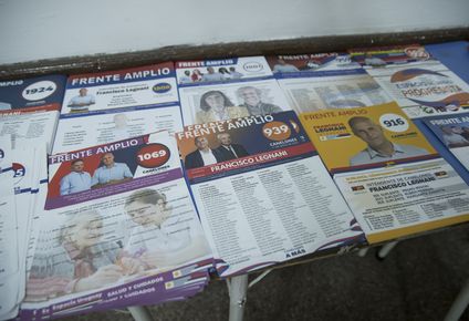 Hojas de votación de las elecciones departamentales 2025