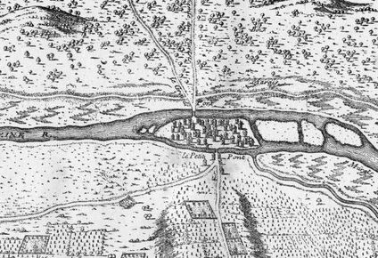 Según Julio César, los parisii levantaron una aldea fortificada en una de las islas que hay en el medio del río Sena.