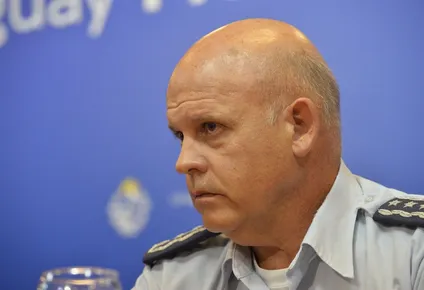 Luis Heber De León, comandante en jefe de la Fuerza Aérea