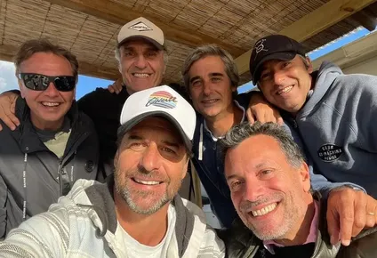 De la reunión participaron también los empresarios Alejandro Matheou y Gustavo Monchón, así como el asesor de Presidencia, Gonzalo Etcheverry,