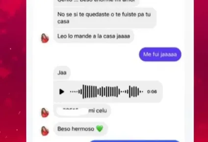 Chat de Lizy Tagliani con Martín Bisio, ex de Marcela Tauro