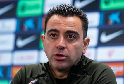 Habló Xavi en rueda de prensa.