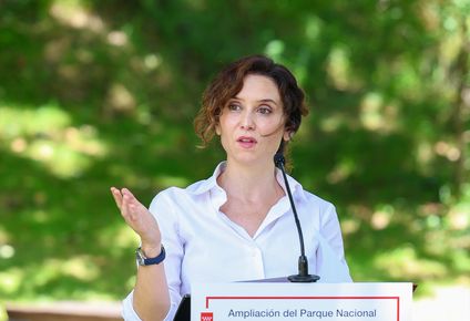 La presidenta de la Comunidad de Madrid, Isabel Díaz Ayuso