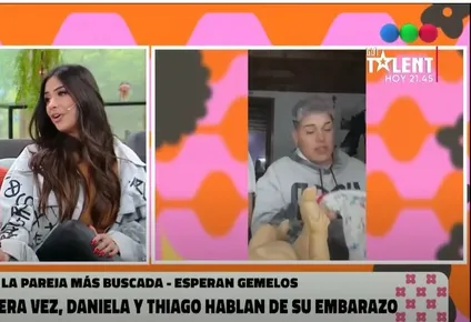 Después de cambiar pañales, ahora Daniela Celis y Thiago Medina eligieron para sus gemelos