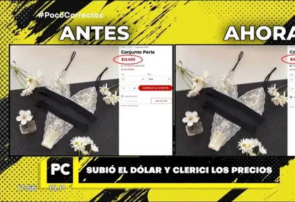 La suba del dolar también afectó a la lencería de Sofía Clerici