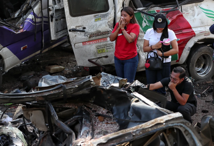 Colombia atentado Vía Panamericana