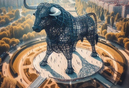 un pueblo de madrid es el primero en postularse para albergar el gigantesco toro de espana