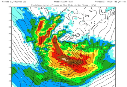 metsul insiste en que intenso ciclon extratropical afectara a brasil esta semana: como podria impactar a uruguay