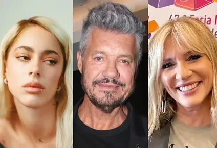 Tini Stoessel, Marcelo Tinelli y Marcela Citterio