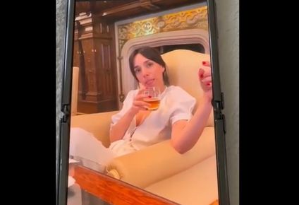 Tamara Petinatto en el video grabado por Alberto Fernández