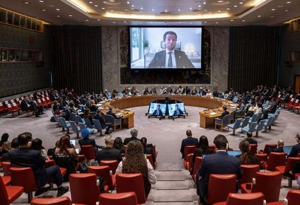 El recinto de la ONU,. semivacío en la mayoría de los encuentros.
