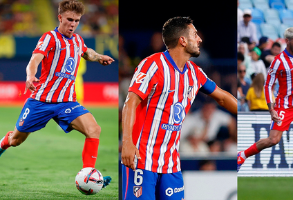Las tres variantes en el mediocampo.