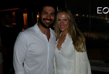 Andrés Ojeda junto a Kelsey Clay