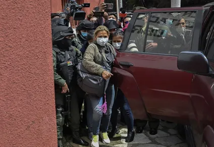 Archivo. La expresidenta de Bolivia, Jeanine Áñez